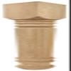 Highland Manor Wood Products Farmhouse Coffee Table Leg - 18" Tall x 2 1/2" Wide (Oak) (1 Leg) view 1