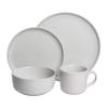 10 Strawberry Street Double Line 16 Piece Dinnerware Set, White view 2