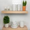 10 Strawberry Street Double Line 16 Piece Dinnerware Set, White view 4