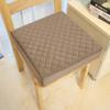 COMFORTANZA Soft 16x16x3 Memory Foam Seat Cushion for Kitchen, Dining, Office Chairs, Cars - Washable Velvety Cover with Waterproof Layer & Non-Slip Base - Comfort & Back Pain Relief - Brown view 2