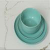 10 Strawberry Street Double Line 16 Piece Dinnerware Set, Seafoam view 3
