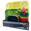 24-Piece Kids' Dinnerware Set, BPA Free, Mixed Colors, Dishwasher safe, Microwave safe view 3
