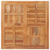 vidaXL Square Solid Teak Wood Table Top - Heavy-Duty 35.4"x35.4"x1" Dining Surface for Residential or Commercial Uses, ic Finish, Easy to Clean view 4