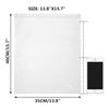 ENPOINT Ploy Frosted Zipper Bags for Clothes, 50pcs 14x16 inch Clear Plastic Bags for Clothes, T Shirt, Swimsuit, for Clothing Packaging, Shipping, Mailing, for Small Business view 2