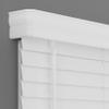 2 Inch Cordless Faux Wood Blind - 54" W x 60" L - White, Thick Wood Textured Slats, Over 1,000 Custom Sizes Starting at 19.97, Classic Valance, Room Darkening Shades for Interior Windows by Lumino view 1