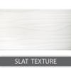 2 Inch Cordless Faux Wood Blind - 51" W x 60" L - White, Thick Wood Textured Slats, Over 1,000 Custom Sizes Starting at 19.97, Classic Valance, Room Darkening Shades for Interior Windows by Lumino view 4
