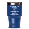 55th Wedding Anniversary Tumbler Still Tolerating Your Farts Coffee Travel Mug Funny 20 or 30 oz Insulated Cold Hot Cup view 1