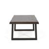 Steve Silver Jennings Live Edge Cherry and Ebony Wood Cocktail Table view 3