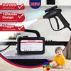 Moongiantgo 1700W High Pressure Steam Cleaner Handheld Portable Instant Steam Cleaning Machinefor Commercial Home USe Kitchen Bathroom Grout Tile Car Detailing (Black, 110V) view 3