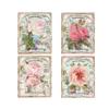 Set of 4 8x10 French Floral Wall Art Canvas Prints view 1