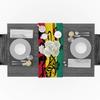 Futuregrace Modern Linen Table Runner Lion Flag Decortaive Table Runners for Wedding Kitchen Dressers Thanksgiving Christmas Halloween Parties Heat Resistant view 3