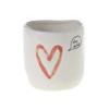 Hand-Painted Modern Ceramic Vase | 4.5"x 4.5" | Valentines Day | Self Love Collection for Home and Office (53250) view 1