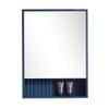 Fine Fixtures Venezian 22" Medicine Cabinet Navy Blue view 3