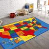 champion rugs CR Kids/Baby Room/Daycare/Classroom/Playroom Area Rug. Educational. Fun. USA Map. Fifty States. Oceans. Non-Slip Gel Back (8 Feet X 10 Feet) view 4