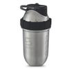 SHAKESPHERE Stainless Steel Shaker Bottle - 24oz Insulated Protein Shaker Bottle for Hot & Cold Drinks - Ideal for Shakes & Smoothies, Leak-Proof, BPA-Free, No Mixer Ball Needed, Steel - Original view 1