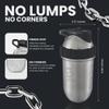 SHAKESPHERE Stainless Steel Shaker Bottle - 24oz Insulated Protein Shaker Bottle for Hot & Cold Drinks - Ideal for Shakes & Smoothies, Leak-Proof, BPA-Free, No Mixer Ball Needed, Steel - Original view 4