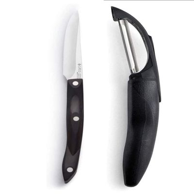 Cutco 2 pc Peeler & Paring knife Combo Includes 3" Gourmet Paring Knife and vegetable Peeler/fOREVER GUARANTEE!!