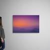 CANVAS ON DEMAND Pink and Purple Sky with Silhouetted Mountains, Namibia Canvas Wall Art Print by Aaron Von Hagen, Home Decor, Nature Artwork, 48" x32in view 2