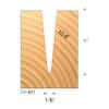 Freud 5.4 x 1/16" Tapered Ball Tip, Solid Carbide, 1/4" Shank (72-401) view 2