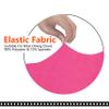SARAFLORA Office Chair Cover- Medium, Dark Pink- Removable Computer Chair Cover for Office Chair with Zipper for Universal Rotating Chair Desk Chair Cover Chair Seat Washable Protector for Pet view 3