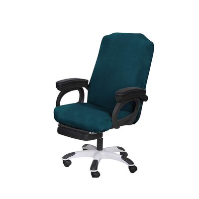 SARAFLORA Office Chair Covers - Large, Sapphire - Removable Computer Chair Covers with Zipper for Universal Rotating Chairs Desk Chairs Cover High Back Chair Seat Washable Protector for Pet