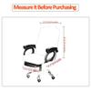 SARAFLORA Office Chair Covers - Large, Sapphire - Removable Computer Chair Covers with Zipper for Universal Rotating Chairs Desk Chairs Cover High Back Chair Seat Washable Protector for Pet view 2