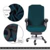 SARAFLORA Office Chair Covers - Large, Sapphire - Removable Computer Chair Covers with Zipper for Universal Rotating Chairs Desk Chairs Cover High Back Chair Seat Washable Protector for Pet view 4