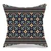 Starojan Pillow Case Europe Traditional Repeat Ukrainian Folk Pattern Russian Colorful Abstract National Textures Old Linen Toss Comfortable Throw Cushion Cover for Car Chair Couch Bed 18 x 18 Inch view 1