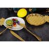 SHINING Pineapple Ceramic Jewelry Cosmetics Storage Tray Snack Plate Dry Fruit Pallet Electroplate Surface Decorations Plate Afternoon Tea Dessert Pallet (White) view 3