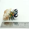 Sansukjai Seashell Hermit Crab Miniature Figurines Beach Animals Hand Blown Glass Art Collectible Gift Decorate - Lace Murex Shell (Blue Metallic) view 2