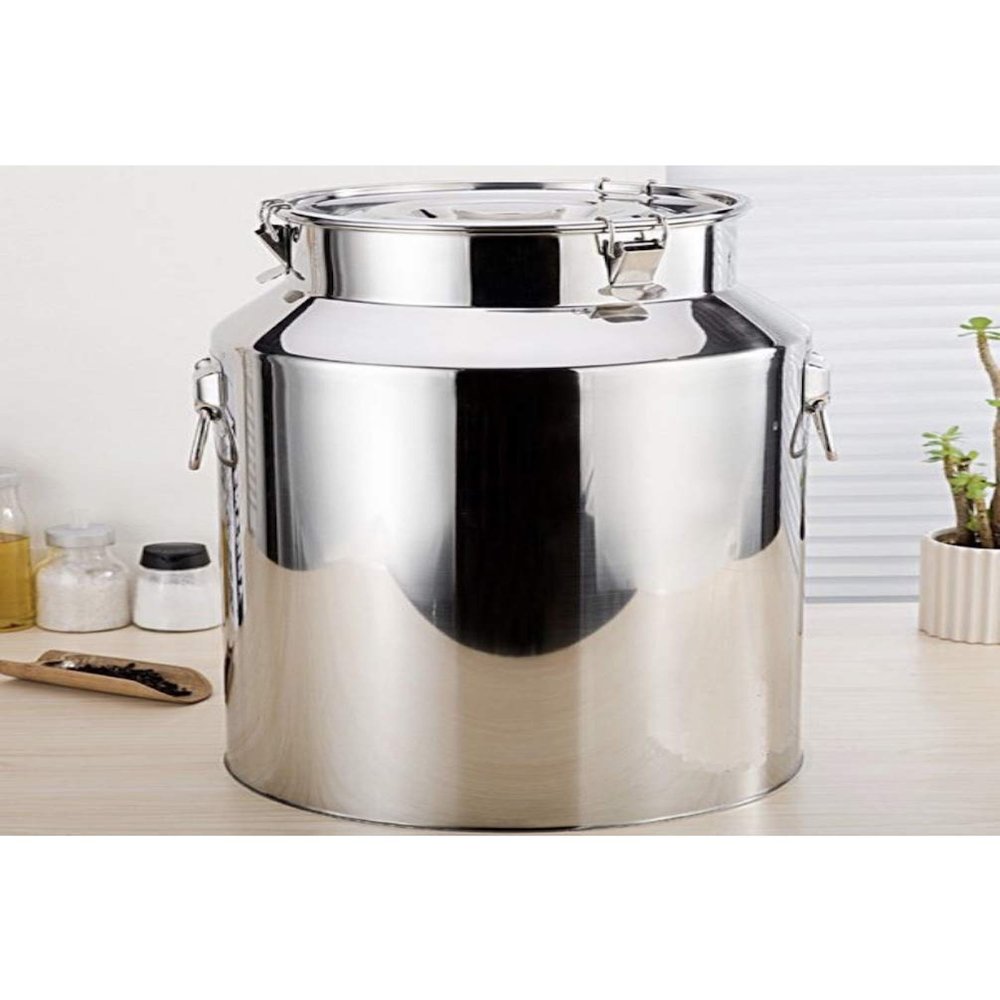 14 Gallons 53 Liters Stainless Steel Fermenters, Wine Pail, Beer, Milk Can, Oil Barrel, Tea Canister Sealing Barrel