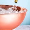 13.5 Liter Bowl Champagne Cooler, Mirror Polished Thickened Stainless Steel for Better Insulation - Diameter 39cm - Ice Bucket, Bottle Cooler, Wine Cooler view 4