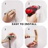 Fujinzhu Wood Hooks Wall Mounted, Coat Hooks Vintage Single Wall Hooks Organizer Heavy Duty for Towel Hat Hanging 4 Pack Oak view 4