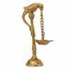 GURU JEE Brass Lamps for Pooja Parrot Design Bird Brass Diyas Oil Wick Lamp Puja Item Home Dcor Fengshui Religious Gifts Deep Deepak Showpiece view 4