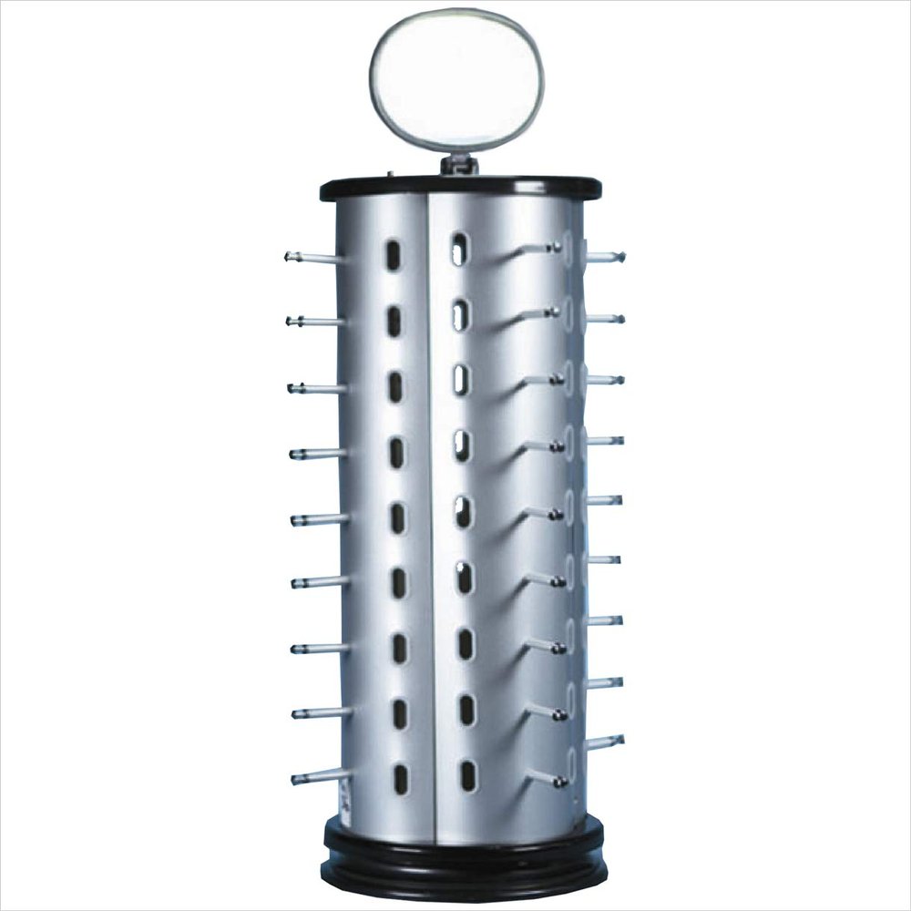 Sunglasses Display Stand - 36 Pairs Eye-wear Rack Rotating Display with Mirror