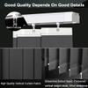 100% Blackout Vertical Window Shades, 3.5inch Slat Fabric Thermal Insulated Energy Saving UV Protection Decoration Vertical Window Blinds view 4