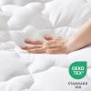 CozyLux King Mattress Pad - Cotton Mattress Topper King Size up 8-21" Thick Mattresses, 450GSM Quilted Fitted Breathable & Soft Mattress Cover, Cooling Mattress Protector (78"x80", White) view 2