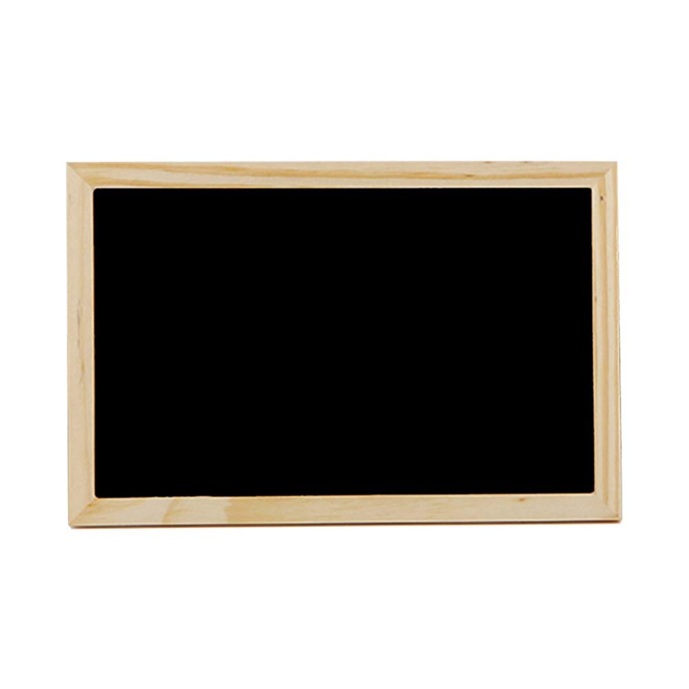 EXCEART Small Blackboard Message Wedding Place Cards Message Chalkboard Wood Message Board Hanging Chalkboard Sign Table top Decor Hanging Blackboard Wooden Desktop Board Double Sided
