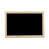 EXCEART Small Blackboard Message Wedding Place Cards Message Chalkboard Wood Message Board Hanging Chalkboard Sign Table top Decor Hanging Blackboard Wooden Desktop Board Double Sided view 1
