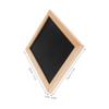 EXCEART Small Blackboard Message Wedding Place Cards Message Chalkboard Wood Message Board Hanging Chalkboard Sign Table top Decor Hanging Blackboard Wooden Desktop Board Double Sided view 2