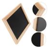 EXCEART Small Blackboard Message Wedding Place Cards Message Chalkboard Wood Message Board Hanging Chalkboard Sign Table top Decor Hanging Blackboard Wooden Desktop Board Double Sided view 3