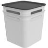 Rotho Brisen Lid for Storage Box 18l, (29,6 x 29,6 x 1,2 cm), Anthracite view 2