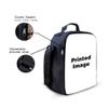 GIFTPUZZ Customize Insulated Lunch Bag Kids School Lunch Cooler Bag Thermal Lunchbox Tote Beach Picnic Travel Hiking Food Container Snack Organizer Shoulder Bag Printe Your Own Image Custom Design view 3