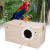 Bird Breeding House with Stand Bird Aviary Cage Box, Bird Breeding Box, Bird House for Budgerigars for Parrot(Left Opening) view 4