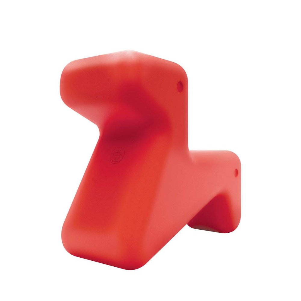 Alessi UNS07 R Doraff Seat in polyethylene, red