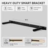 Homeforia Walnut 36 inch Floating Shelf, High End Solid Real Wood 36inch Large Shelves for Bathroom Wall, Dark Brown 36 inches Long Floating Shelves, Heavy Duty Bracket, 36 X 6.5 X 1.75 inch, Set of 2 view 4