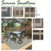 2.5'x9' - Oyster, Summer Sensations Collection - Premium Indoor/Outdoor Custom Rugs & Runners | Sunset Beach Pattern Carpet by Couristan. Balconys, Patios, Decks, Poolside & More! view 3