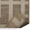 2.5'x9' - Oyster, Summer Sensations Collection - Premium Indoor/Outdoor Custom Rugs & Runners | Sunset Beach Pattern Carpet by Couristan. Balconys, Patios, Decks, Poolside & More! view 4