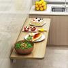 Folding Wall-Mounted Floating Table,Heavy Duty Fold Down Drop-Leaf Desk,Small Spaces Hanging Workbench,for Office Home Kitchen view 2