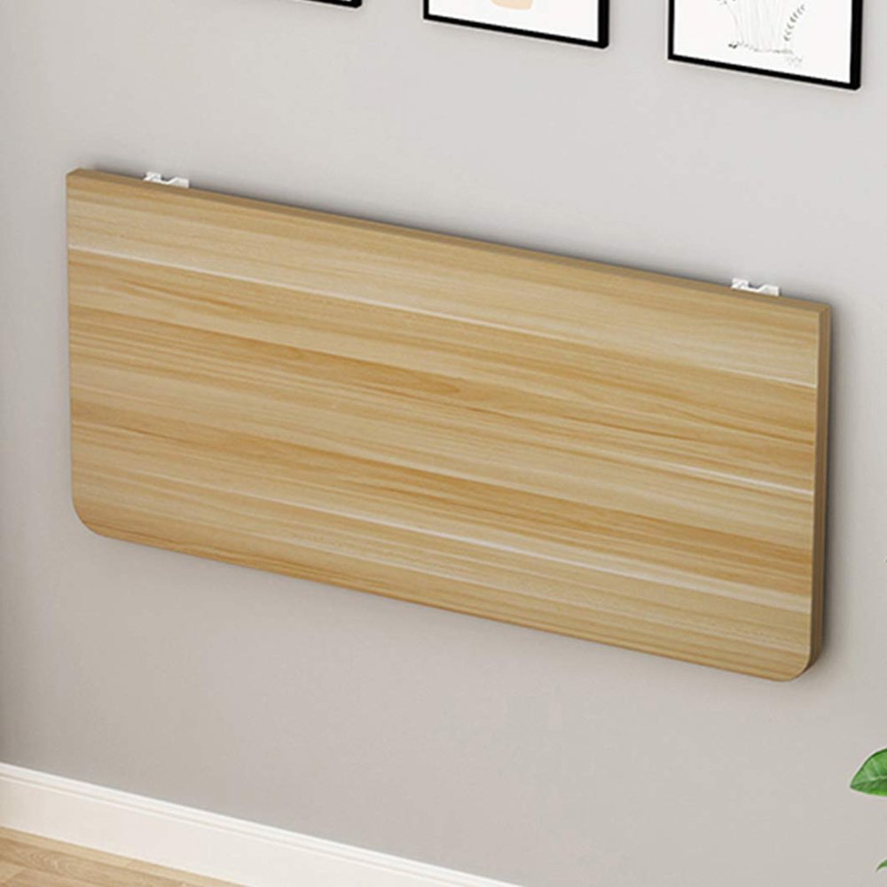 Folding Wall-Mounted Floating Table,Heavy Duty Fold Down Drop-Leaf Desk,Small Spaces Hanging Workbench,for Office Home Kitchen